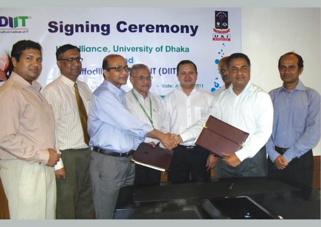 DIIT got the University & Industry alliance (U&I) affiliation from University of Dhaka.